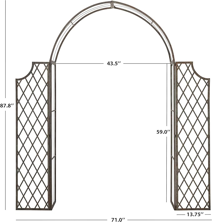 Safavieh Outdoor Collection Jaida Rustic Blue Arbor - Image 5