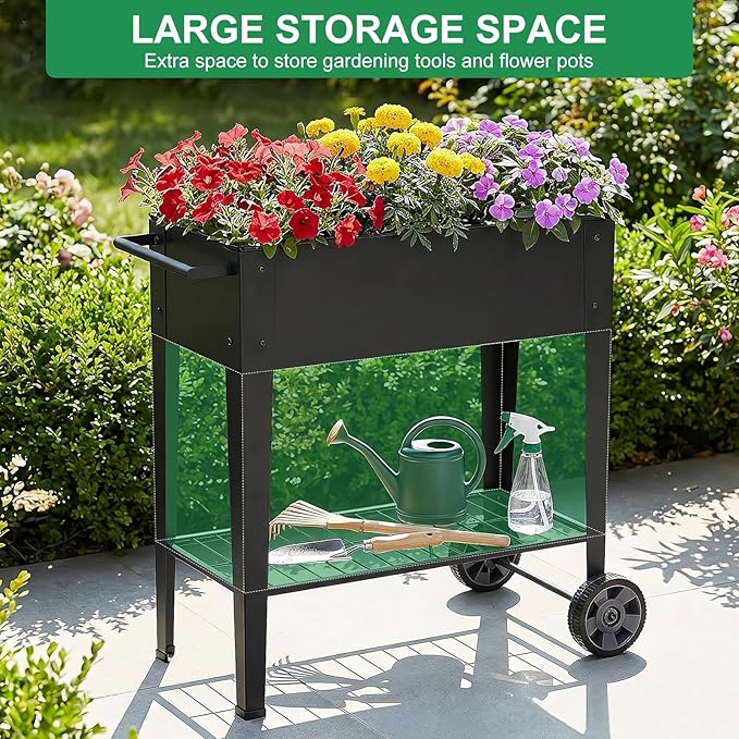 Elevated 32" Tall Raised Garden Bed - Image 7