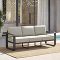 CHITA Aluminum Outdoor 3-Seater Sofa, Patio Furniture by CHITALIVING