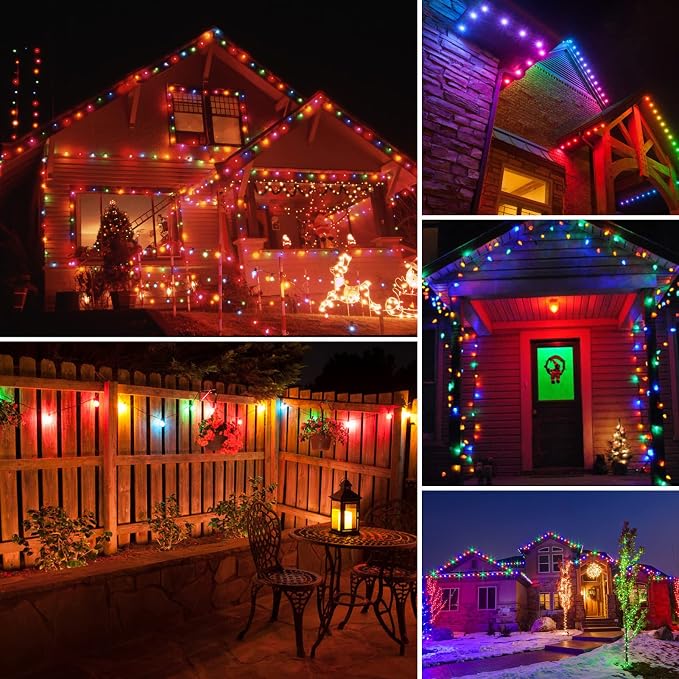 Meconard 24Pack S14 Colored LED String Light Bulbs, 1Watt Plastic Shatterproof - Image 7