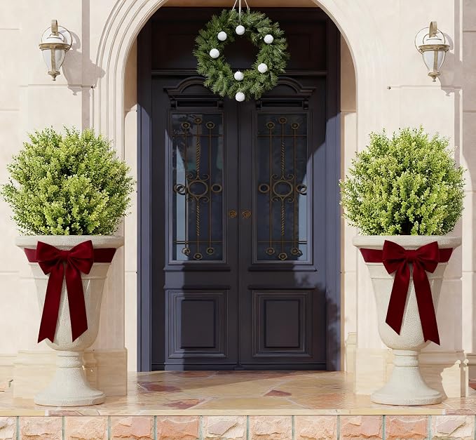 23" Tall Planters for Outdoor Plants Set of 2, Planter - Image 3