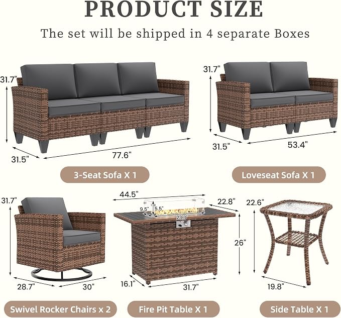 UDPATIO Patio Furniture Set - Image 3