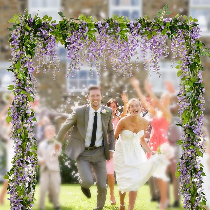 Lvydec Wisteria Artificial Flowers Garland - Image 2