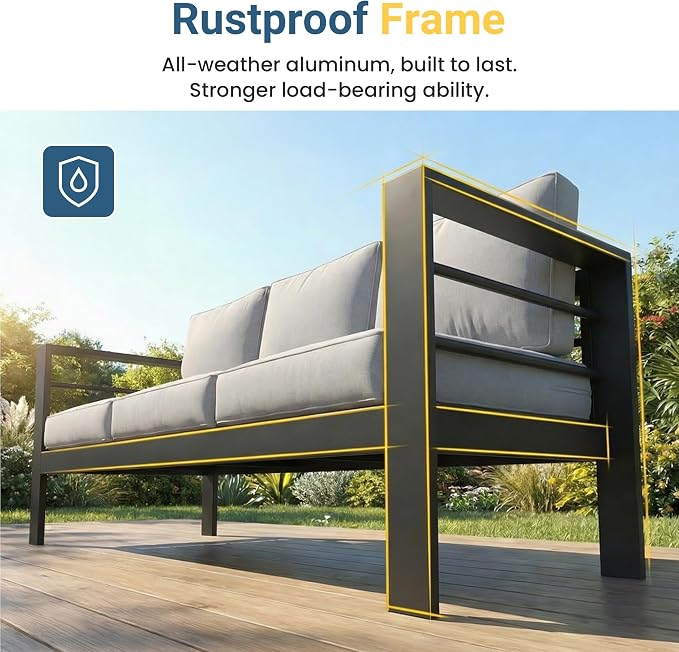 Wisteria Lane Aluminum Patio Furniture Set - Image 3