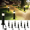 8 Pack Aluminum Low Voltage Landscape Pathway Lights Wired, Outdoor Modern 12V by MOON-DE-AGE