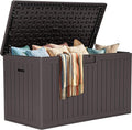YITAHOME 220 Gallon Extra Large Deck Box, Double-Wall Resin Outdoor Storage Box by YITAHOME