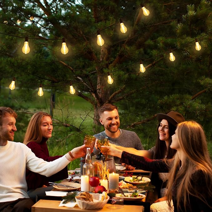 100FT LED Outdoor String Lights, Waterproof Patio Lights - Image 8