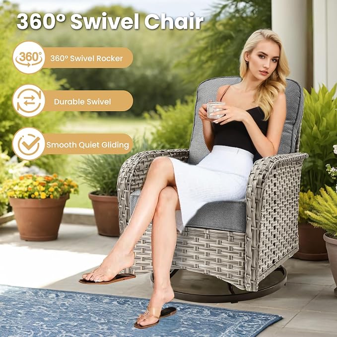 HOOOWOOO Outdoor Sectional Furniture Set - Image 4