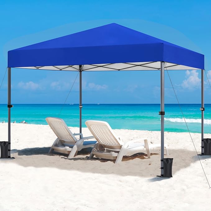 Yaheetech 10x10 1-Person Setup Pop Up Canopy Tent, Instant Portable Commercial - Image 9