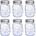 Mlambert Mason Jar Solar Lights 30 LEDs, 6 Pack Hanging Solar Lanterns Outdoor by Mlambert
