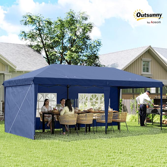Outsunny 10' x 20' Pop Up Canopy Tent - Image 2