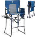 EVER ADVANCED Portable 30.7" Seat Height Tall Folding Camping Chair Directors by EVERADVANCED