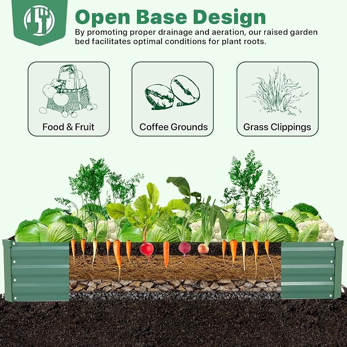 ONCEMORE Galvanized Raised Garden Bed - Image 5