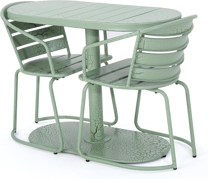 Christopher Knight Home Adley Outdoor Bistro Set, 3-Piece Bistro Table and - Image 6