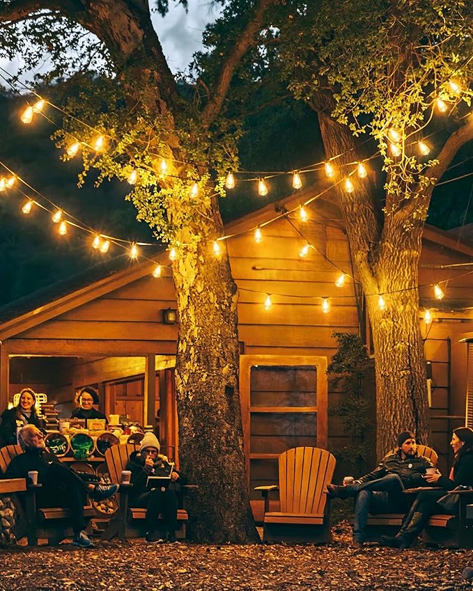 200FT LED Outdoor String Lights, 2700K LED Patio Lights Outdoor Waterproof - Image 6
