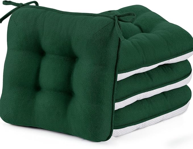 BETU Chair Cushions for Dining Chairs Set of 4, 3.5" Thick Kitchen Table Chair by BETU