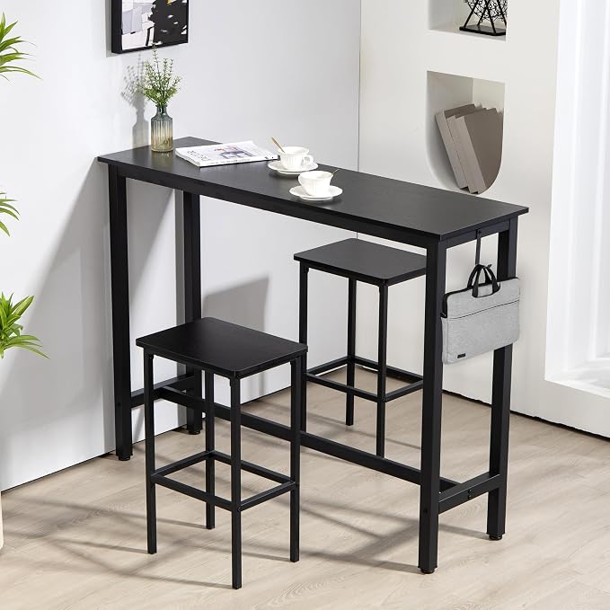 Finnhomy 52.7" Industrial Bar Table Set - Image 3