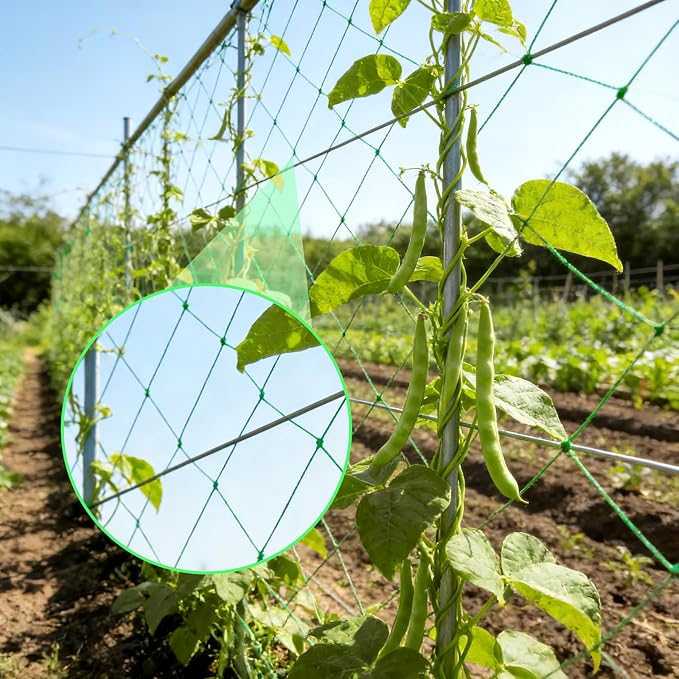 DECYOOL Trellis Netting for Climbing Plants, Garden Trellis Netting Plant - Image 5