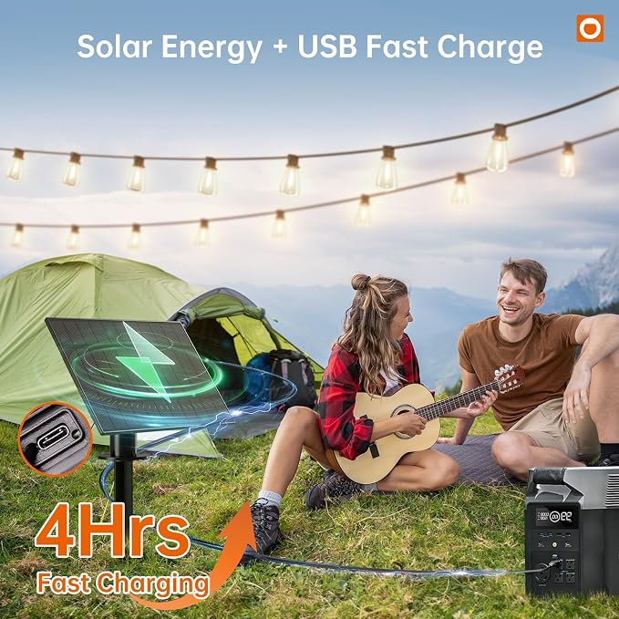 addlon 120FT Solar String Lights Outdoor, Waterproof Solar Powered Outside - Image 4
