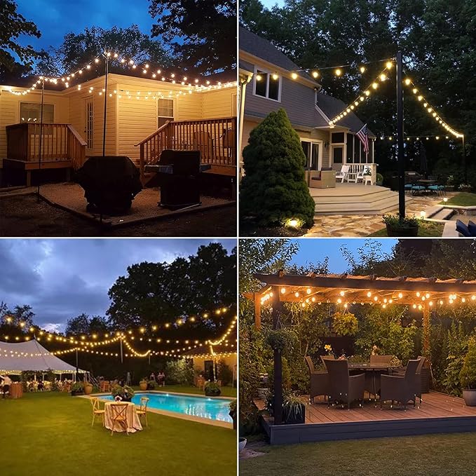 HISTAR 96FT LED Outdoor String Lights - Image 7