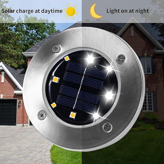 INCX Solar Lights Outdoor Waterproof, 24 Pack Solar Light - Image 4