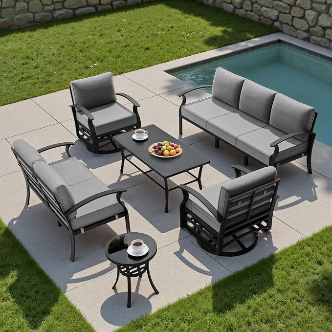 Kullavik Aluminum Patio Furniture Set by KULLAVIK