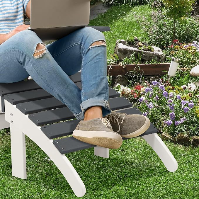 Aoodor Outdoor Adirondack Ottoman - Image 7