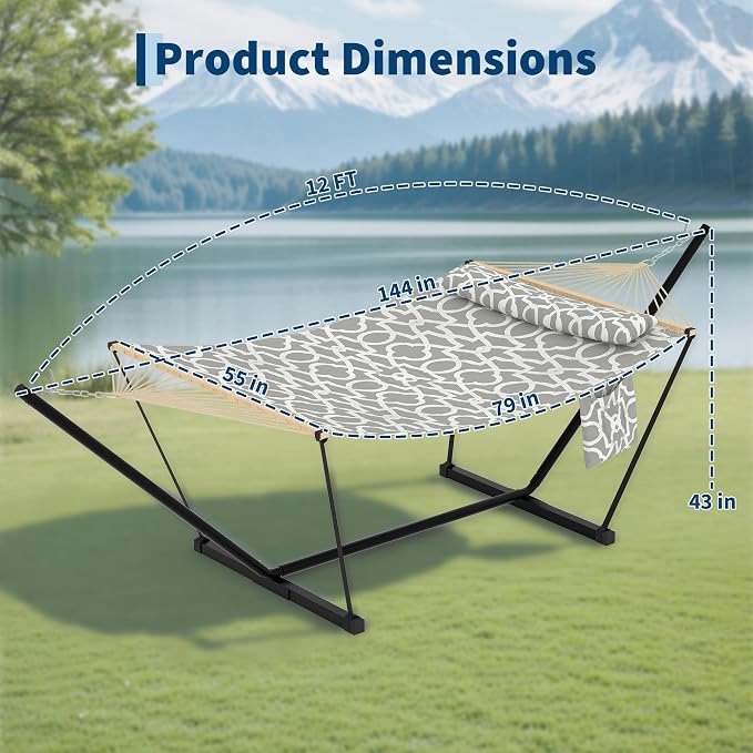 Double Hammock with Stand - Image 8
