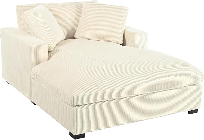 Christopher Knight Home Larrz Oversized Chaise Lounge Chair Indoor, Corduroy - Image 6