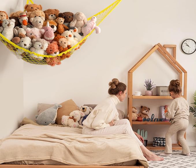 Stuffed Animal Storage Hammock Net Corner - Image 3