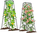 Heavy Duty Cucumber Trellis，50"x17"Adjustable A-Frame Trellis by MQHUAYU