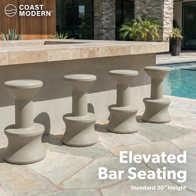 GoSports Coast Modern Outdoor Bar Stool - Image 3