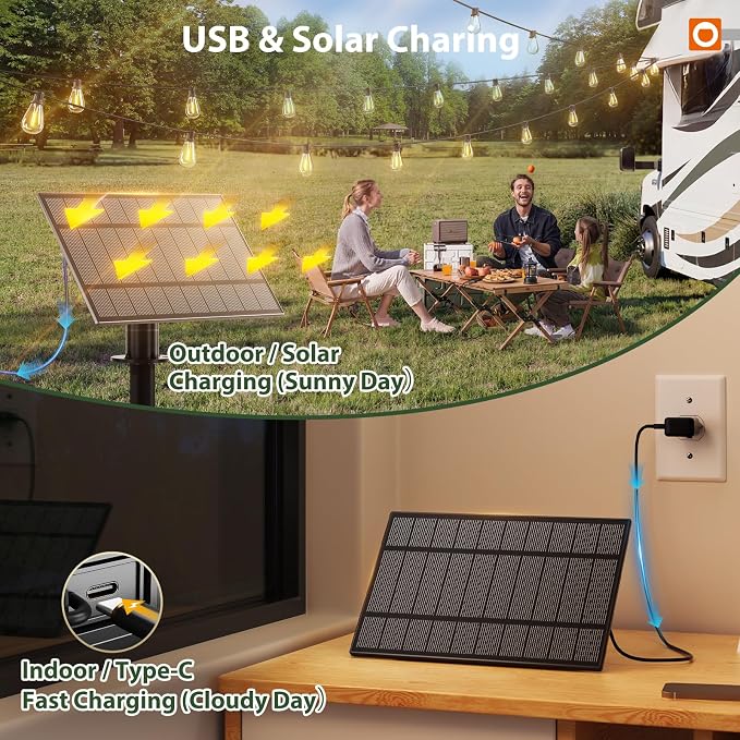 addlon 54FT Solar String Lights Outdoor Waterproof - Image 5