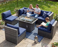BULEXYARD 7 Piece High Back Outdoor Furniture Set by BULEXYARDFURNITURE