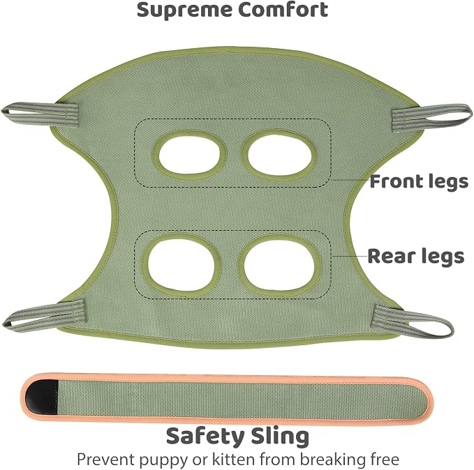 Guzekier Cat Grooming Hammock Harness - Image 2