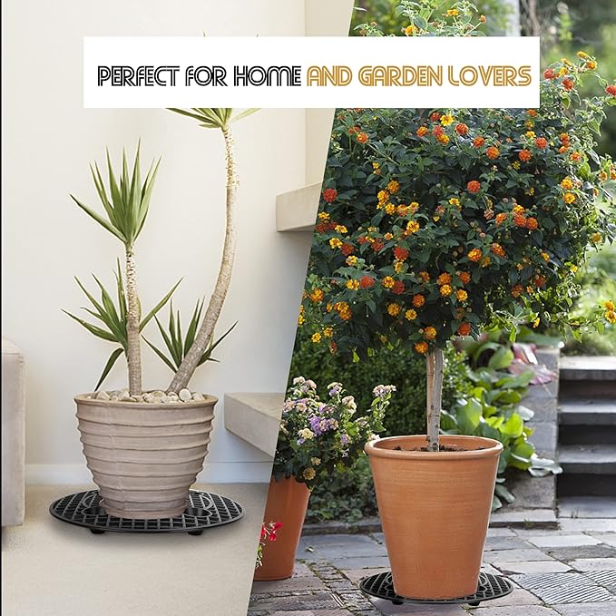 moonoom 6 Pcs Big Potted Plant Stands - Image 5