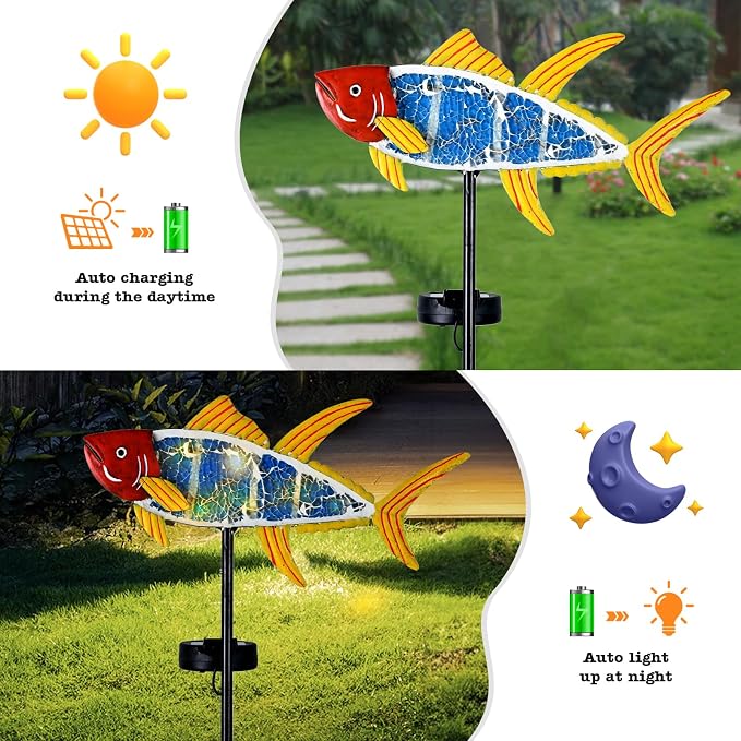 Yiosax-Solar Outdoor Lights Decorative-Yard Outdoor Decorative - Image 2