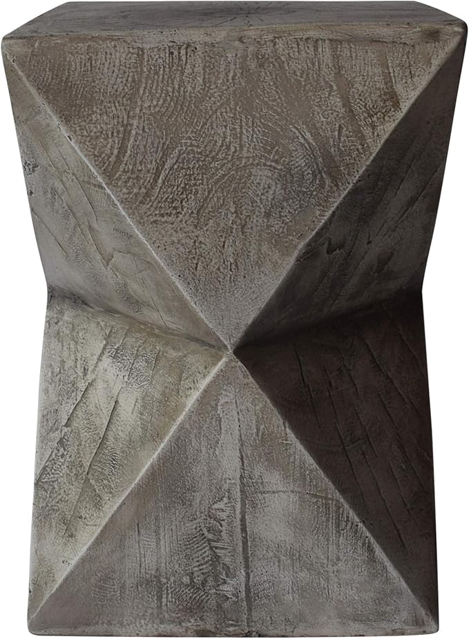 Christopher Knight Home Manuel Weight Concrete Accent Table, Light Gray - Image 9