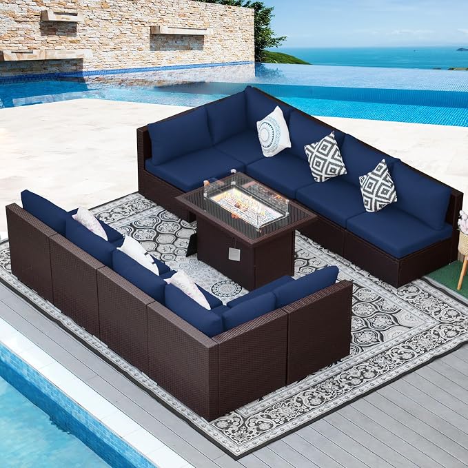 NICESOUL 11 Piece Outdoor Furniture Set - Image 3