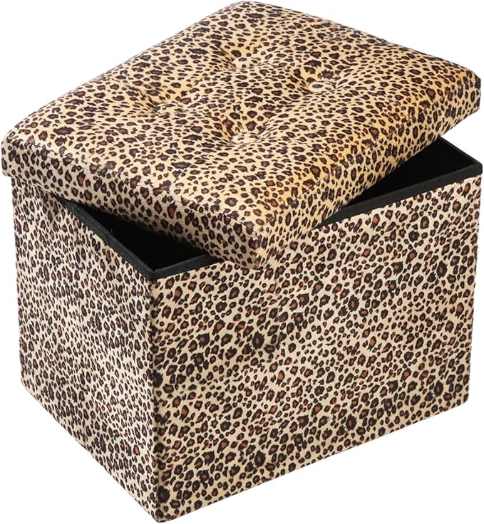 ALASDO Ottoman Storage Ottoman Footrest Stool Small Ottoman by ALASDO