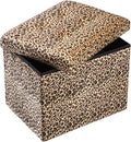 ALASDO Ottoman Storage Ottoman Footrest Stool Small Ottoman by ALASDO