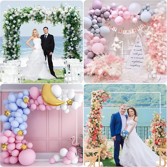 Wedding Arch Backdrop Stand 6.6x6.6 FT Square Wedding Arches - Image 4