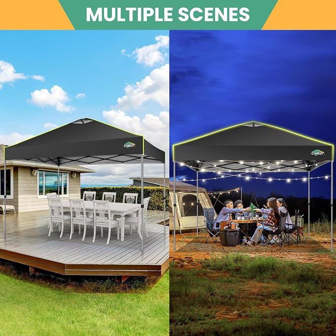 COBIZI 10x10 Pop Up Canopy Tent, Outdoor Party Tent - Image 7