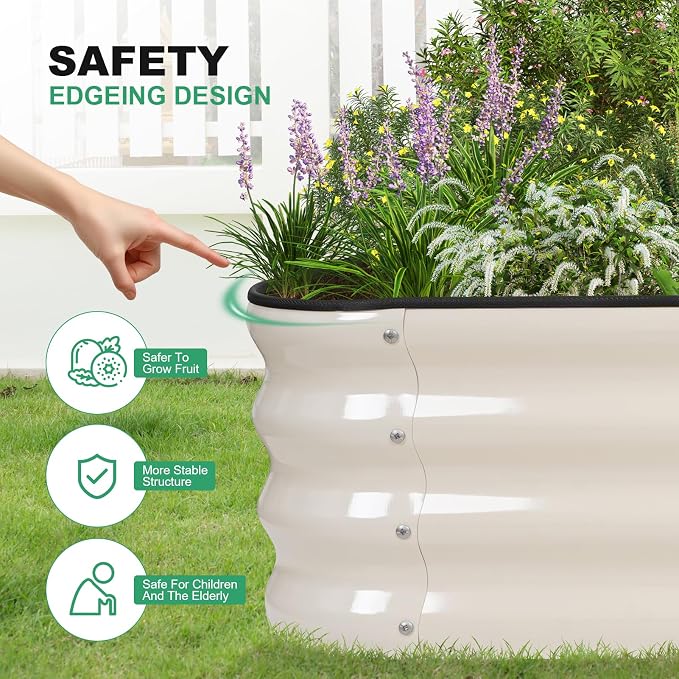 1MORE Raised Garden Bed -5X3X1 Galvanized Planter Box - Image 4