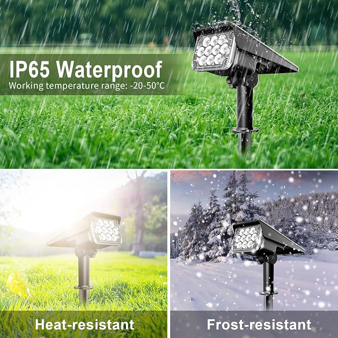 Green Solar Spot Lights Outdoor, St. Patrick's Day Decor Lights - Image 7