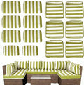 Outdoor Cushion Covers for Patio Furniture, Patio Cushion Covers Replacement by SpaceHop
