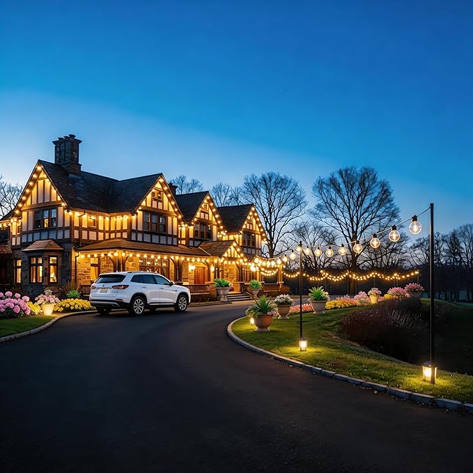 RTTY Dense-Glow 300FT Modular Professional Outdoor String Lights System - Image 6