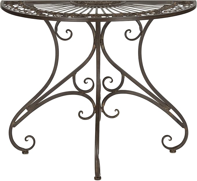 Safavieh Outdoor Collection Annalise Antique White Accent Table by SAFAVIEH