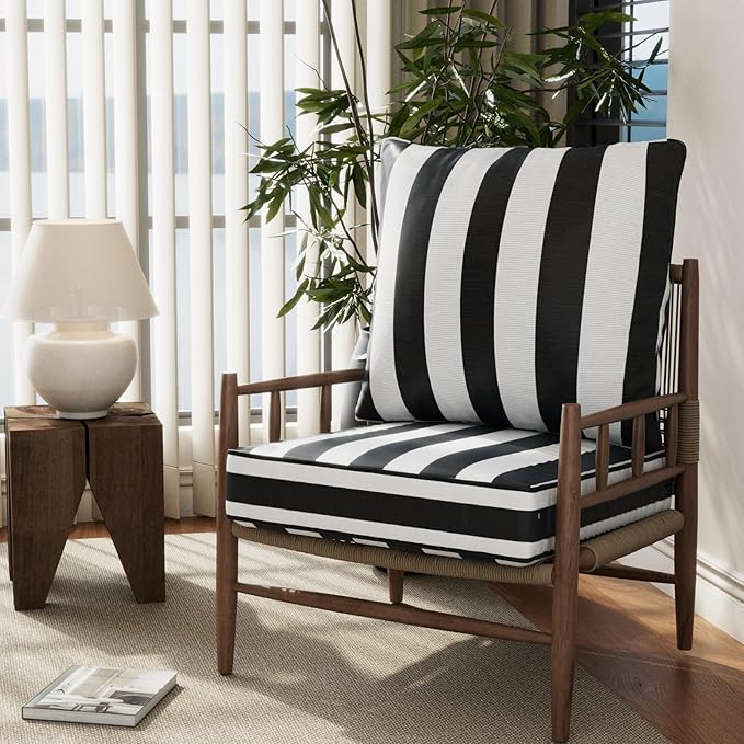 24" x 24" x 6" Outdoor Deep Seat Cushions Set - Image 7