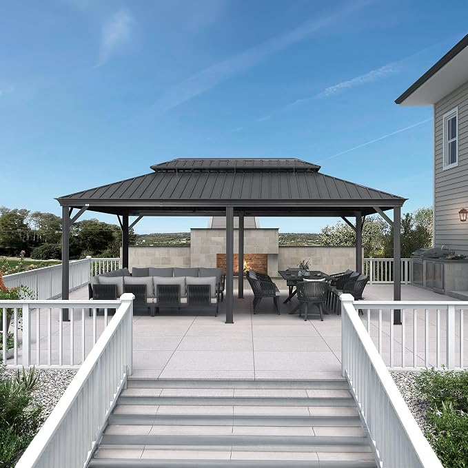 PURPLE LEAF 12' X 20' Gazebo - Image 2
